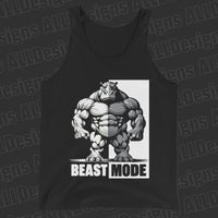 Camiseta tirantes hipopótamo Beast Mode