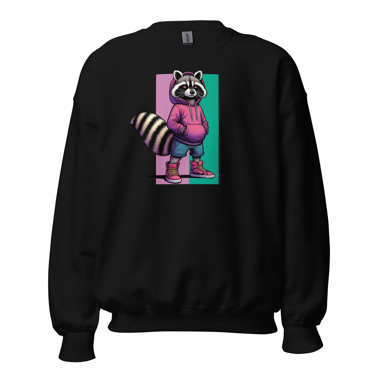 Sudadera mapache hipster - ALLDesigns