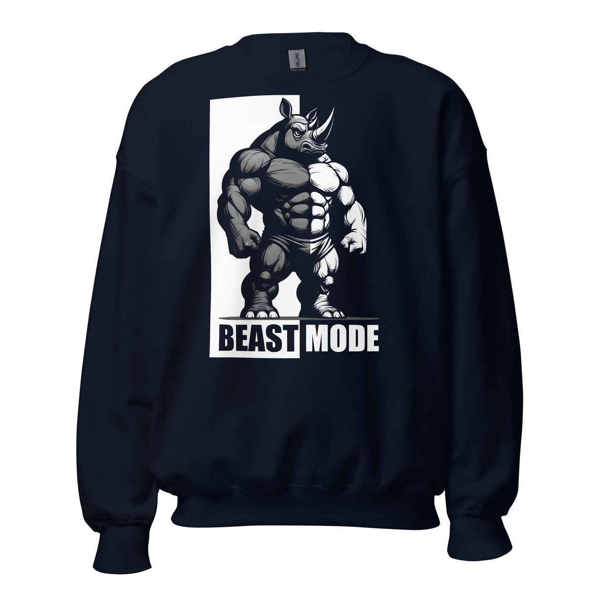 Sudadera rinoceronte Beast Mode - ALLDesigns