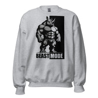 Sudadera rinoceronte Beast Mode - ALLDesigns