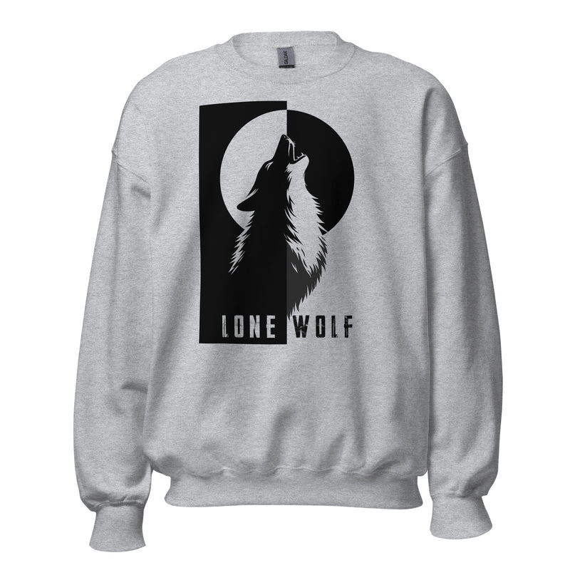 Sudadera lobo aullando a luna - ALLDesigns