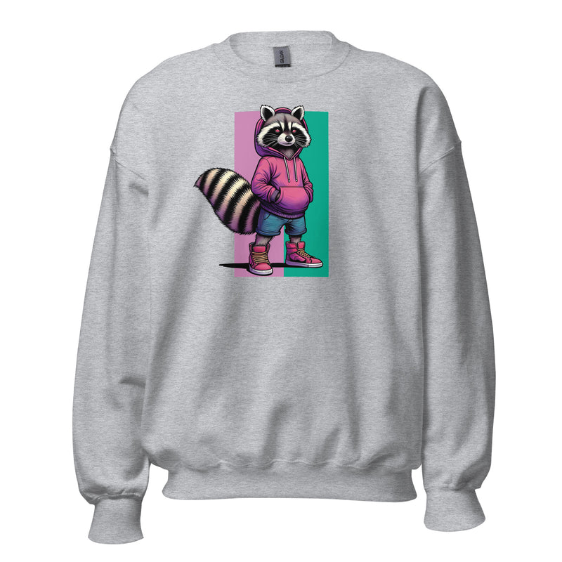 Sudadera mapache hipster - ALLDesigns