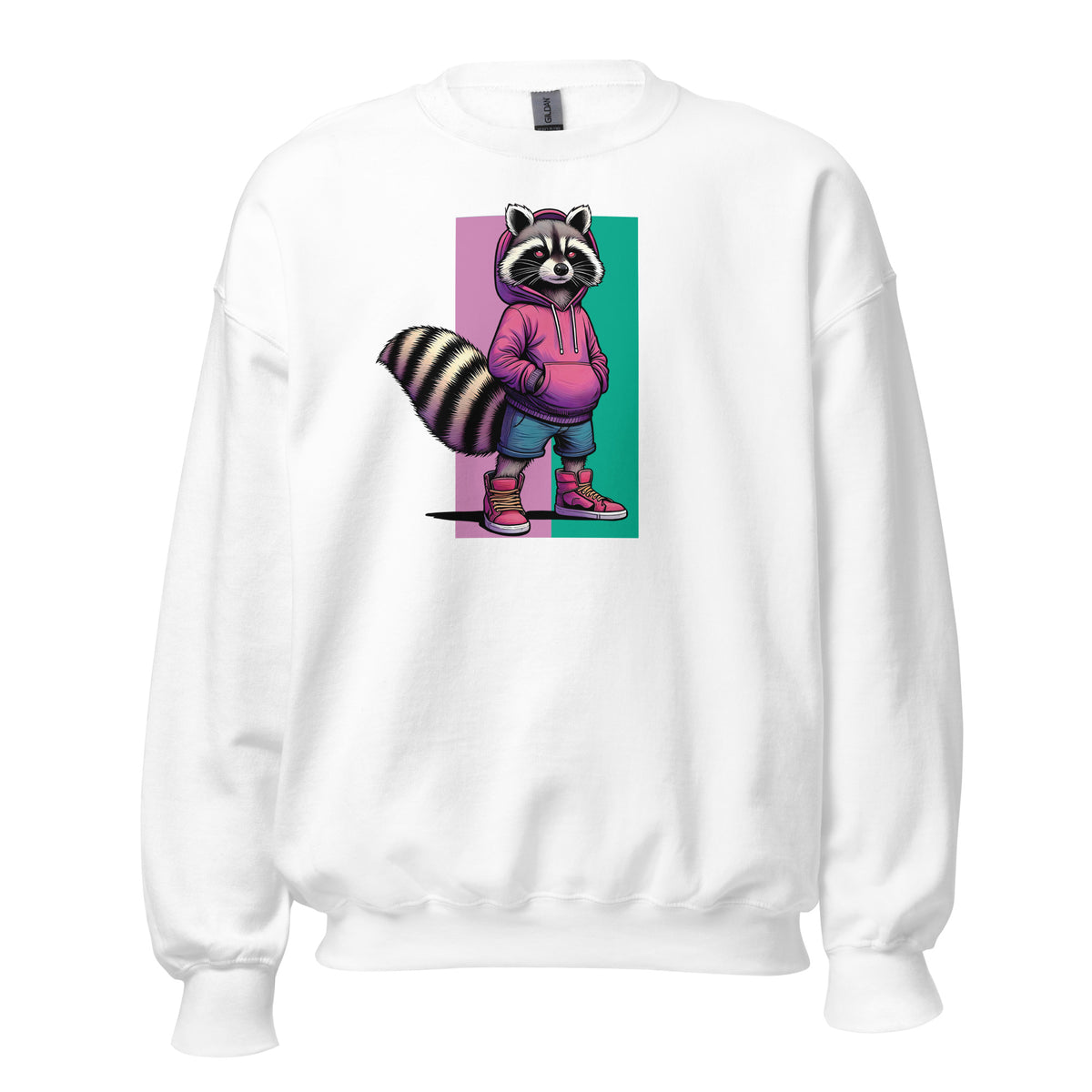 Sudadera mapache hipster - ALLDesigns