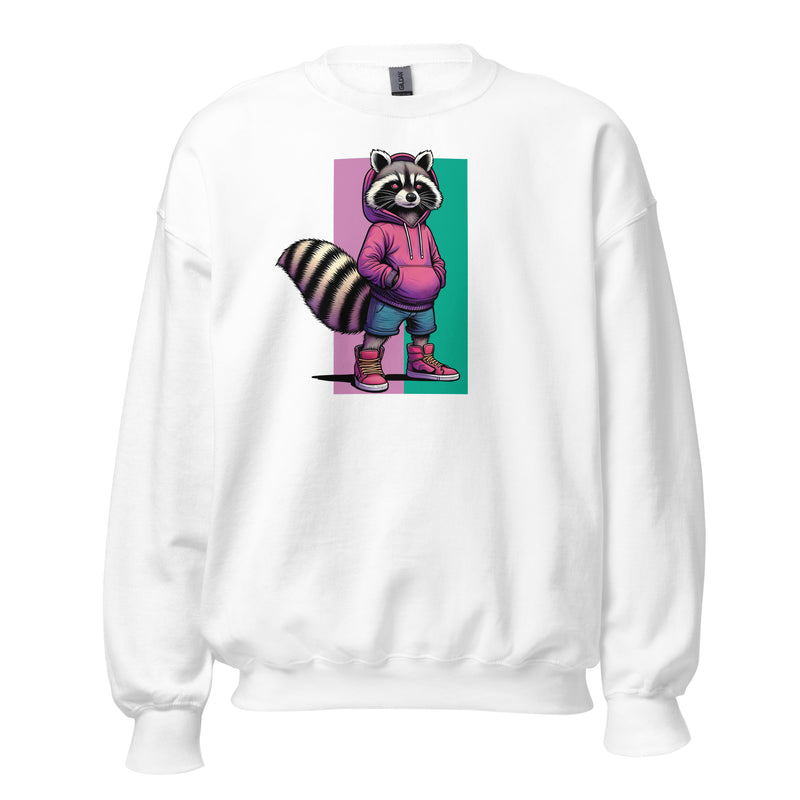 Sudadera mapache hipster - ALLDesigns