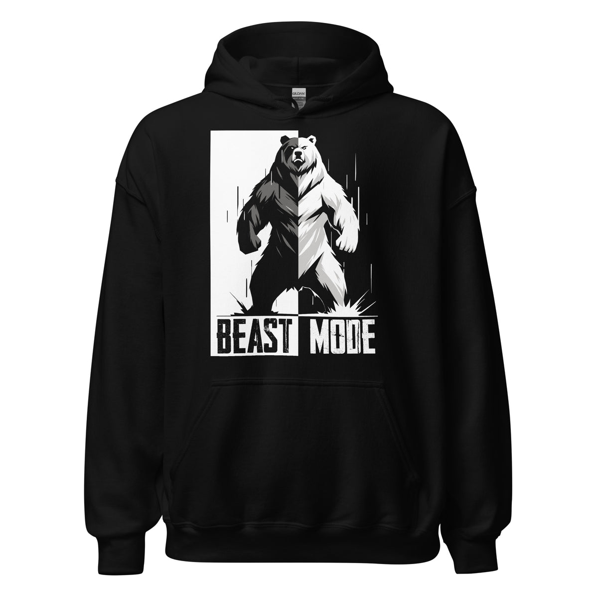 Sudadera con capucha oso Beast Mode - ALLDesigns