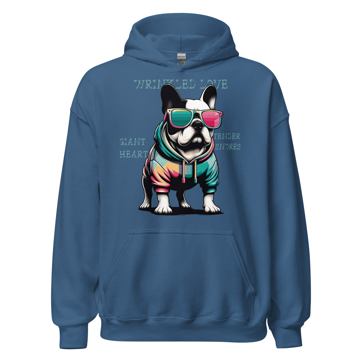 Sudadera con capucha bulldog francés - ALLDesigns