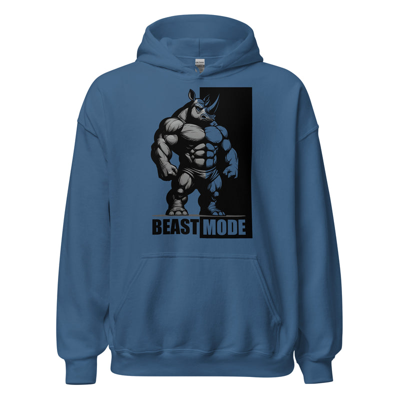 Sudadera con capucha rinoceronte Beast Mode - ALLDesigns