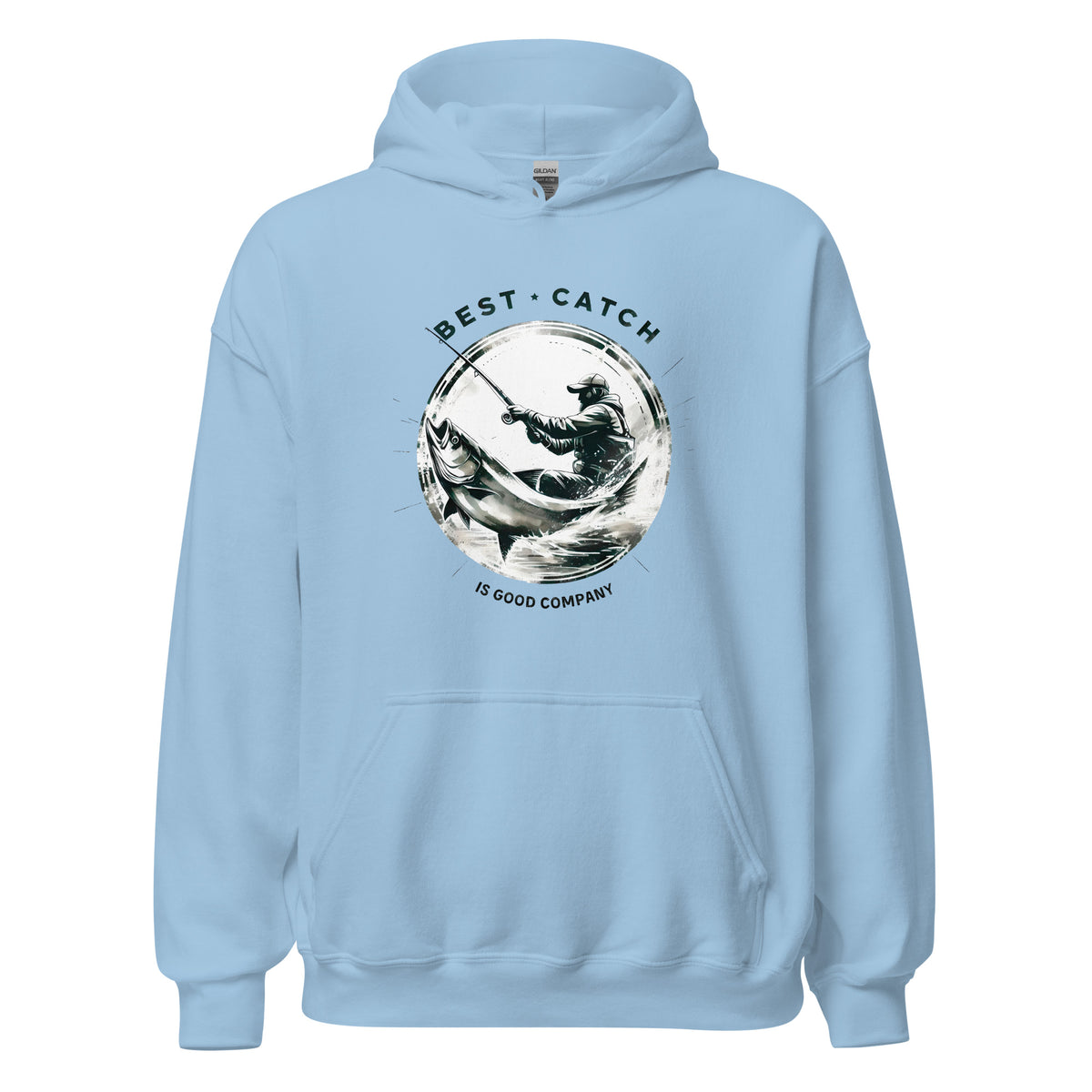 Sudadera con capucha pesca en compañía - ALLDesigns