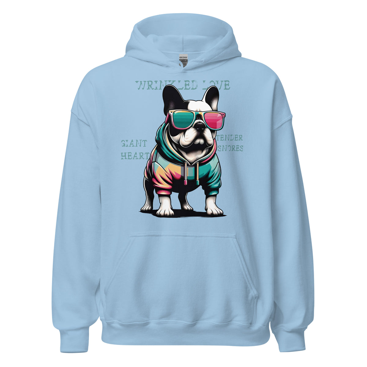 Sudadera con capucha bulldog francés - ALLDesigns