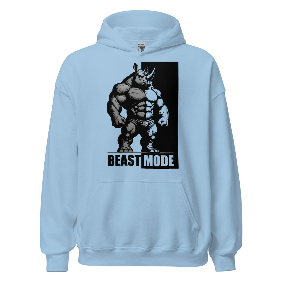 Sudadera con capucha rinoceronte Beast Mode - ALLDesigns