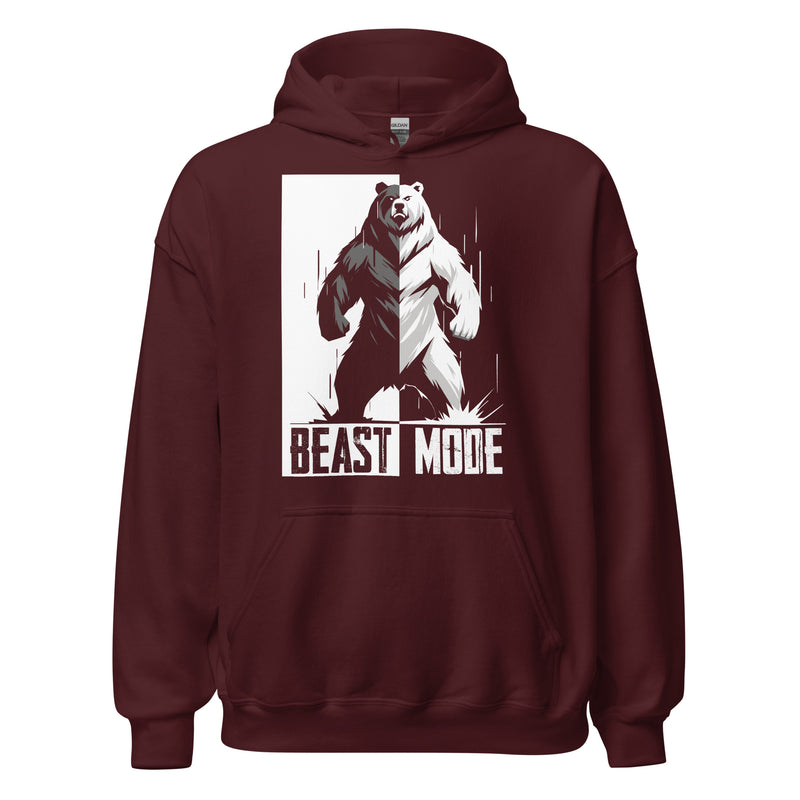 Sudadera con capucha oso Beast Mode - ALLDesigns