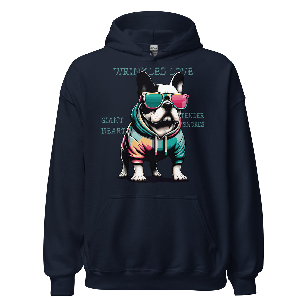 Sudadera con capucha bulldog francés - ALLDesigns