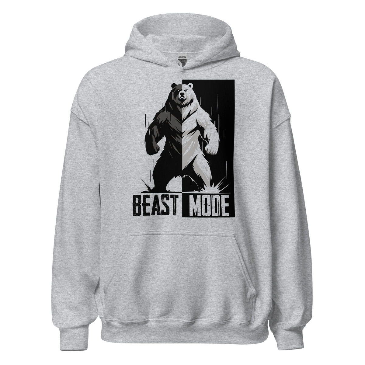 Sudadera con capucha oso Beast Mode - ALLDesigns