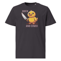 Camiseta orgánica pato con cuchillo - ALLDesigns