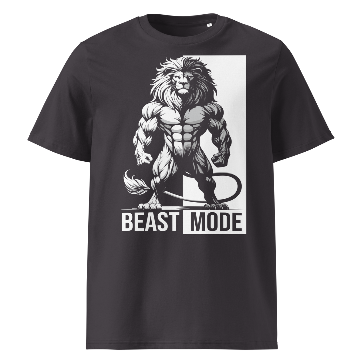 Camiseta orgánica león Beast Mode