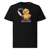 Camiseta orgánica pato con cuchillo - ALLDesigns