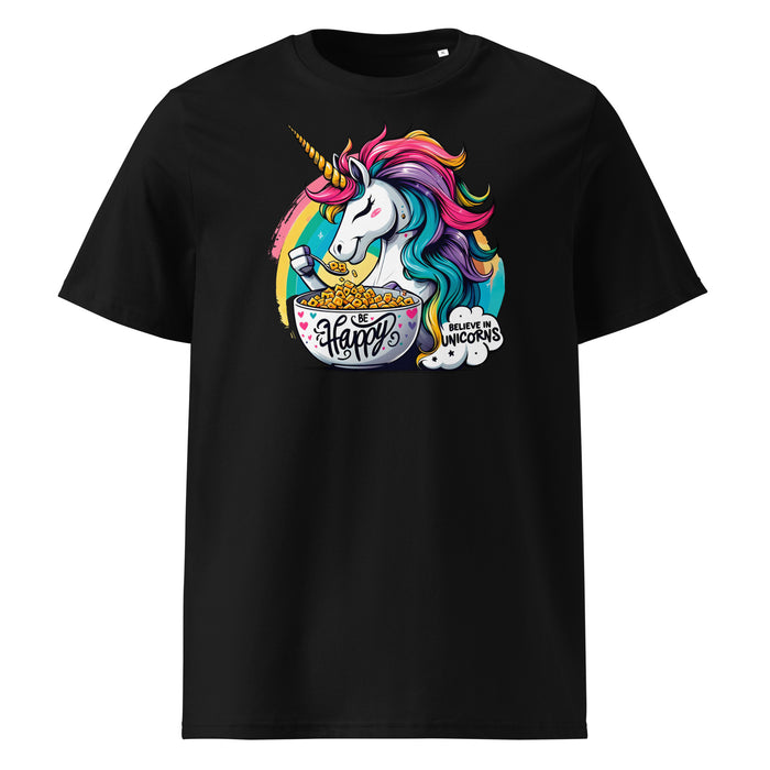 Camiseta orgánica unicornio arcoíris - ALLDesigns