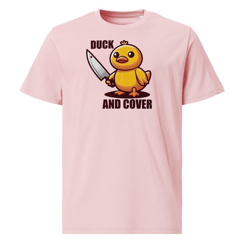 Camiseta orgánica pato con cuchillo - ALLDesigns