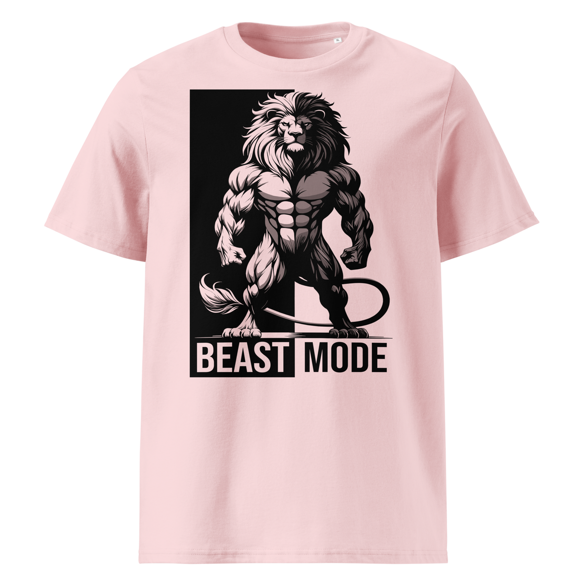 Camiseta orgánica león Beast Mode