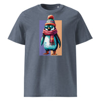 Camiseta orgánica pingüino hipster - ALLDesigns