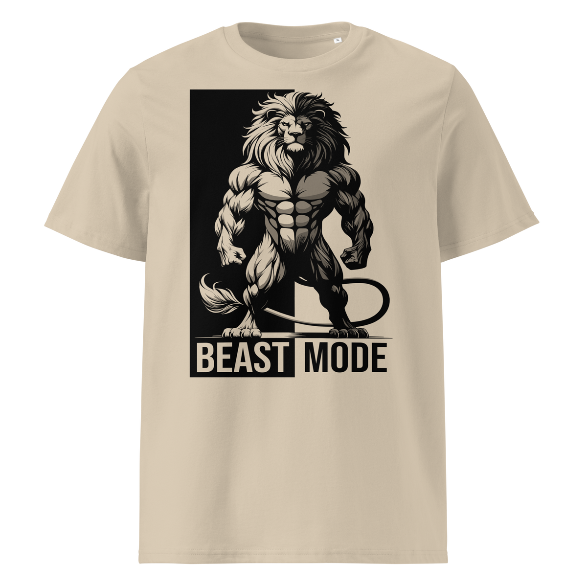 Camiseta orgánica león Beast Mode