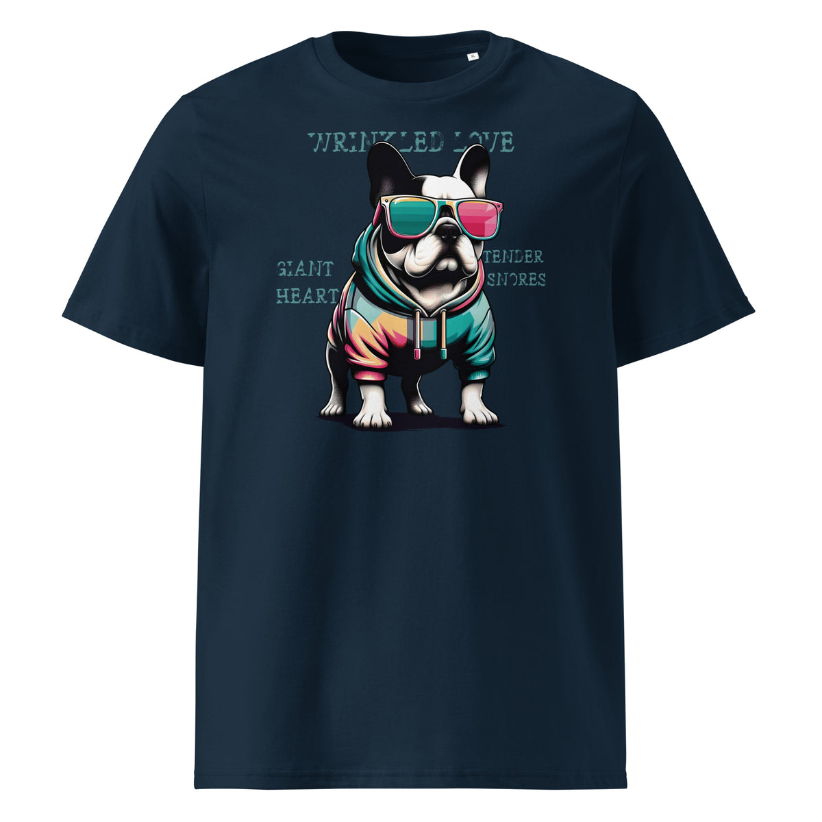 Camiseta orgánica bulldog francés - ALLDesigns