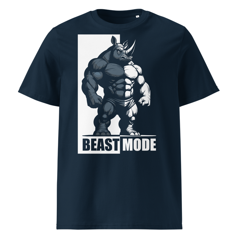 Camiseta orgánica rinoceronte Beast Mode