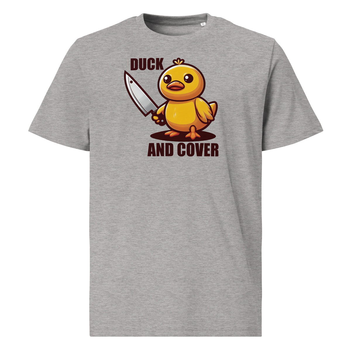 Camiseta orgánica pato con cuchillo - ALLDesigns