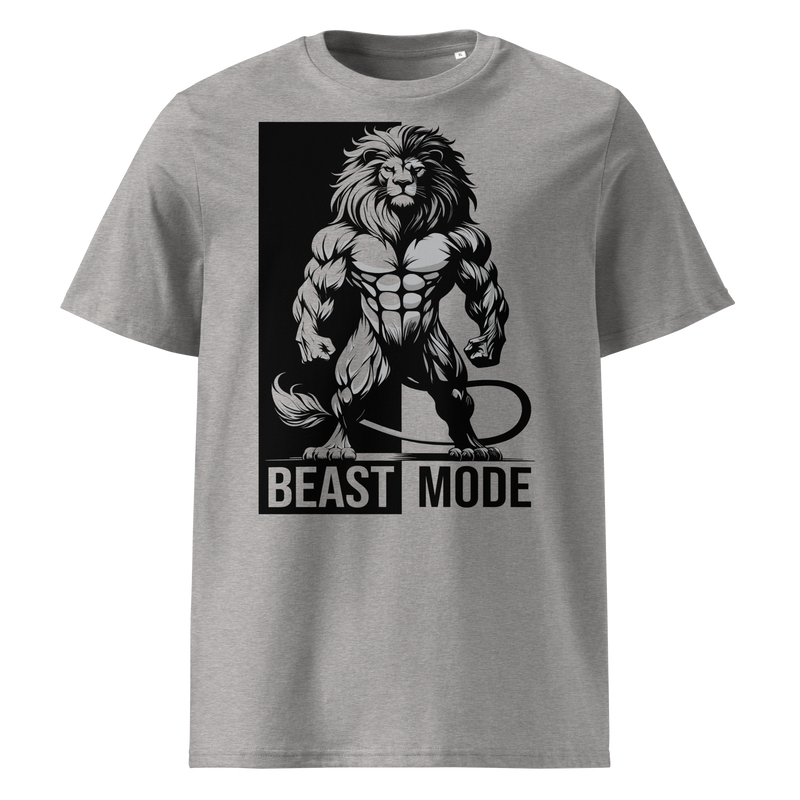 Camiseta orgánica león Beast Mode