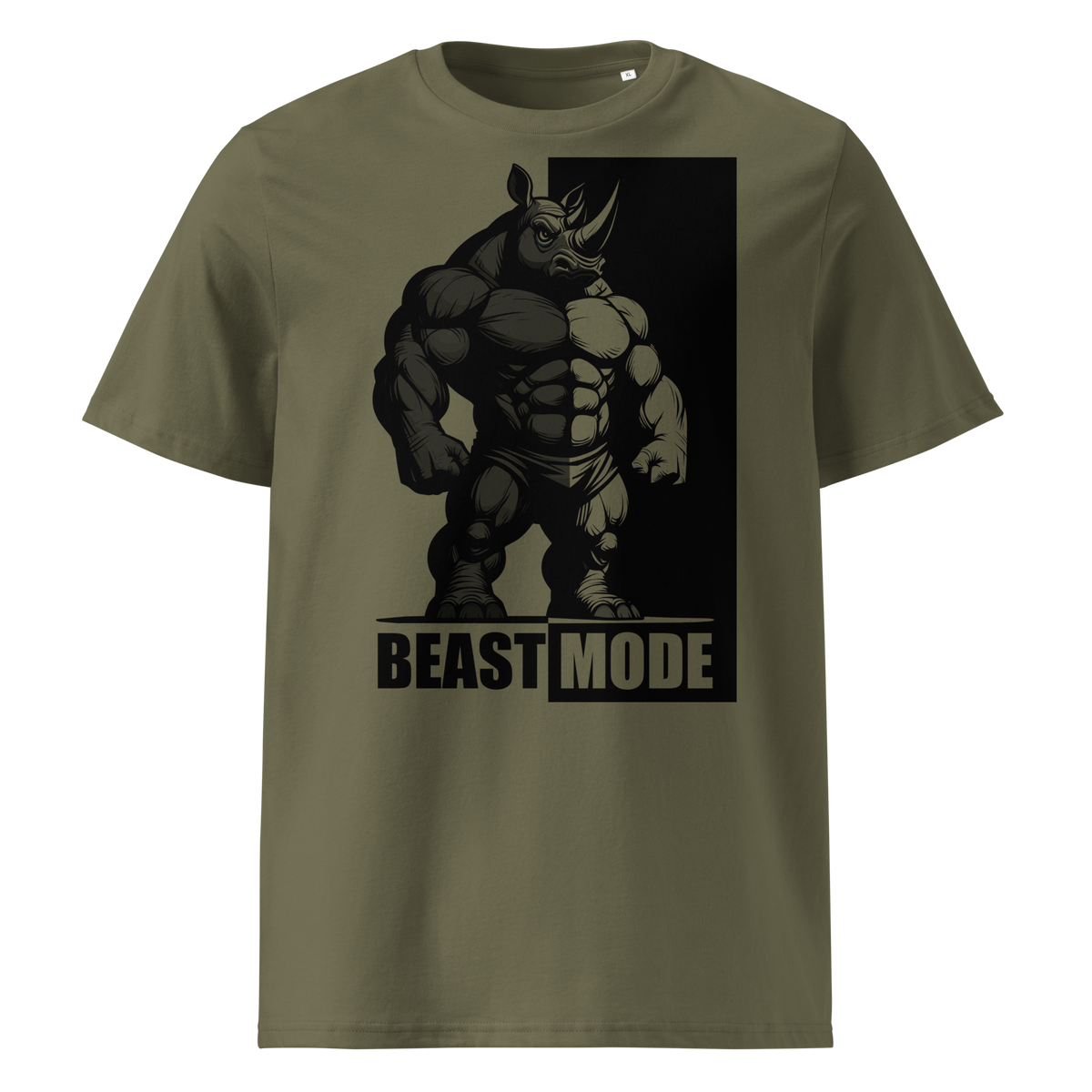 Camiseta orgánica rinoceronte Beast Mode