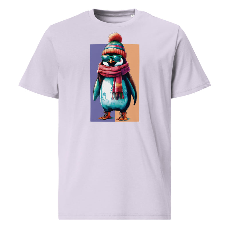 Camiseta orgánica pingüino hipster - ALLDesigns