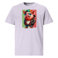 Camiseta orgánica cerdo hipster - ALLDesigns