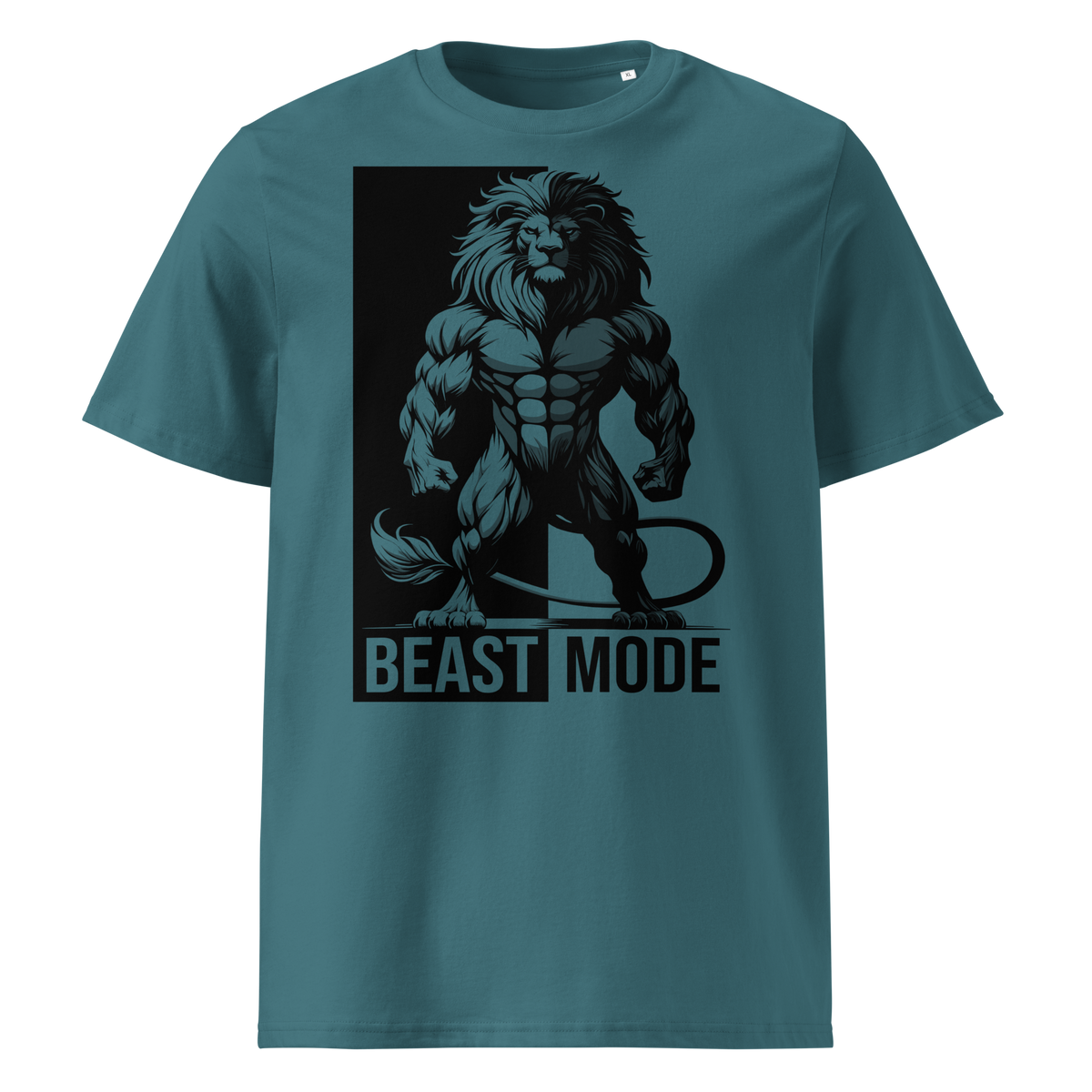 Camiseta orgánica león Beast Mode