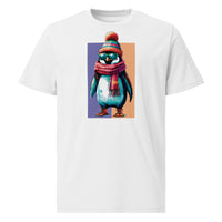 Camiseta orgánica pingüino hipster - ALLDesigns