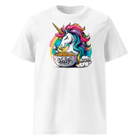 Camiseta orgánica unicornio arcoíris - ALLDesigns