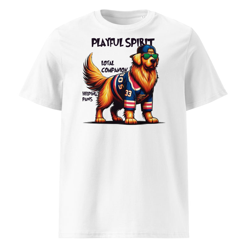 Camiseta orgánica golden retriever - ALLDesigns